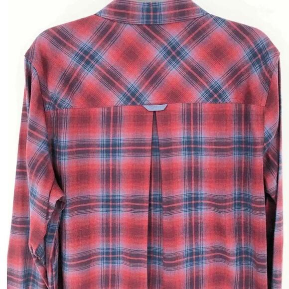 Bass Outdoor Plaid Long Sleeve Flannel Button-Up Shirt Size Large New with Tag - Picture 6 of 10